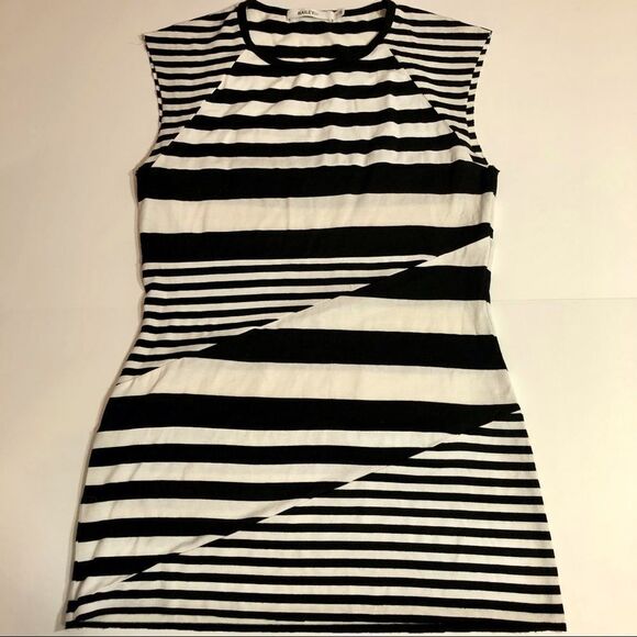 Bailey 44 Black and White Short Sleeve Top - Picture 3 of 7